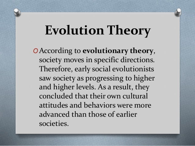 evolutionary theory of social change pdf