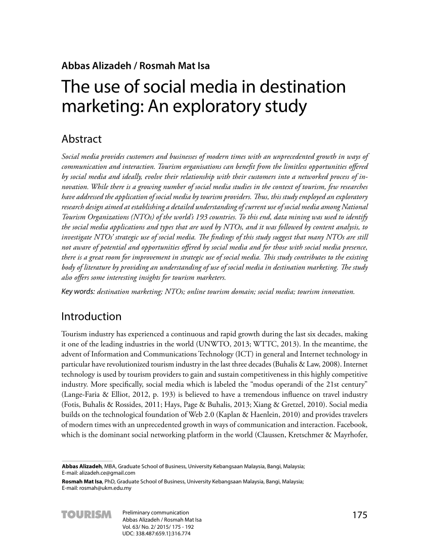 use of social media pdf