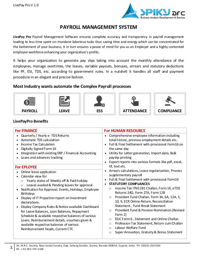 web based payroll system pdf