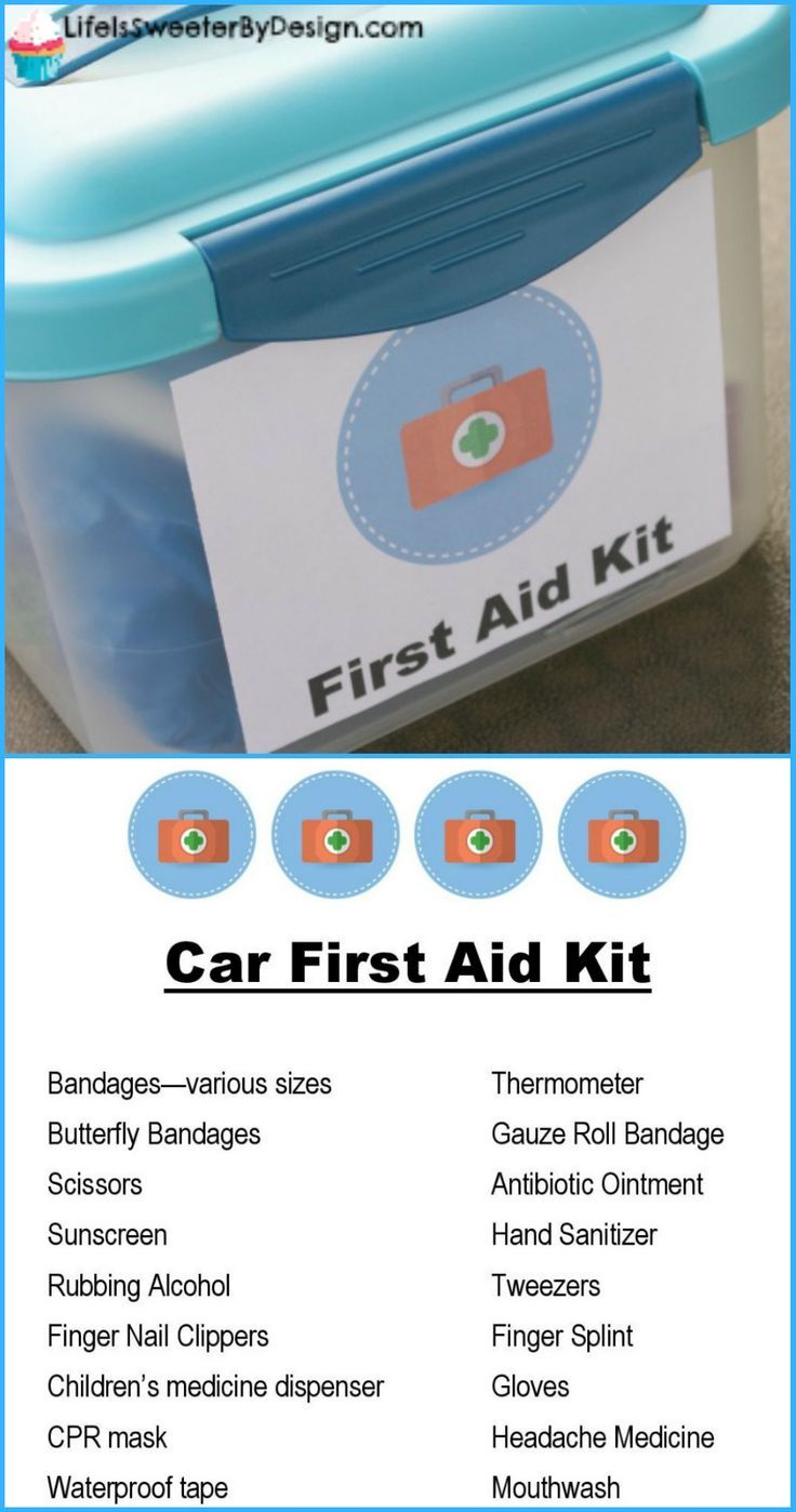first aid kit checklist pdf