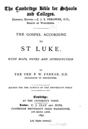 the gospel according to luke biblical prespective pdf